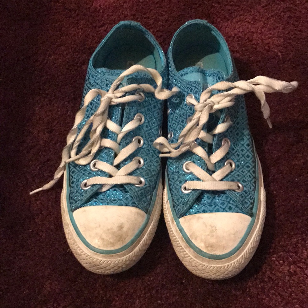 Blue Converse